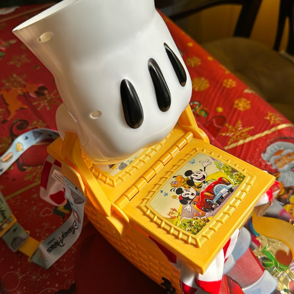Disney 2023 Mickey & Minnie's Runaway Railway Perfect Picnic Popcorn Bucket